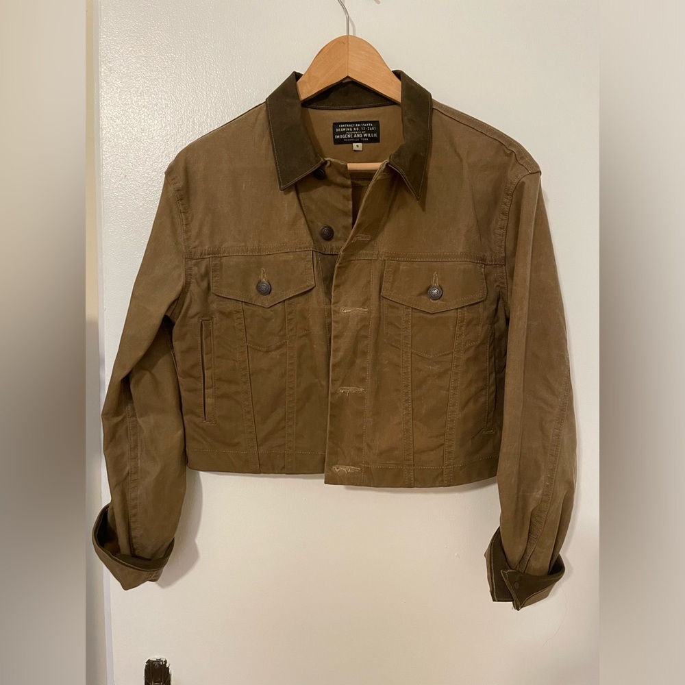 Imogene and Willie Waxed Cotton Cropped Jacket